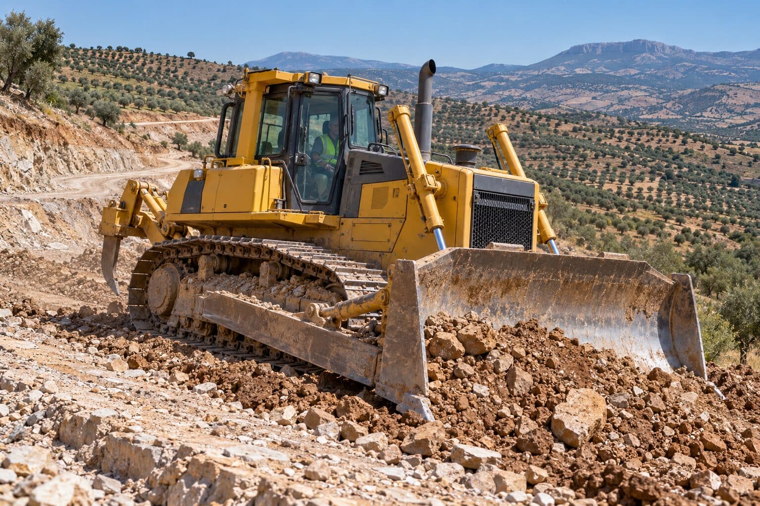 Bulldozer Komatsu D85 (28 tonnes) à vendre au Maroc – BLUEBLOCK