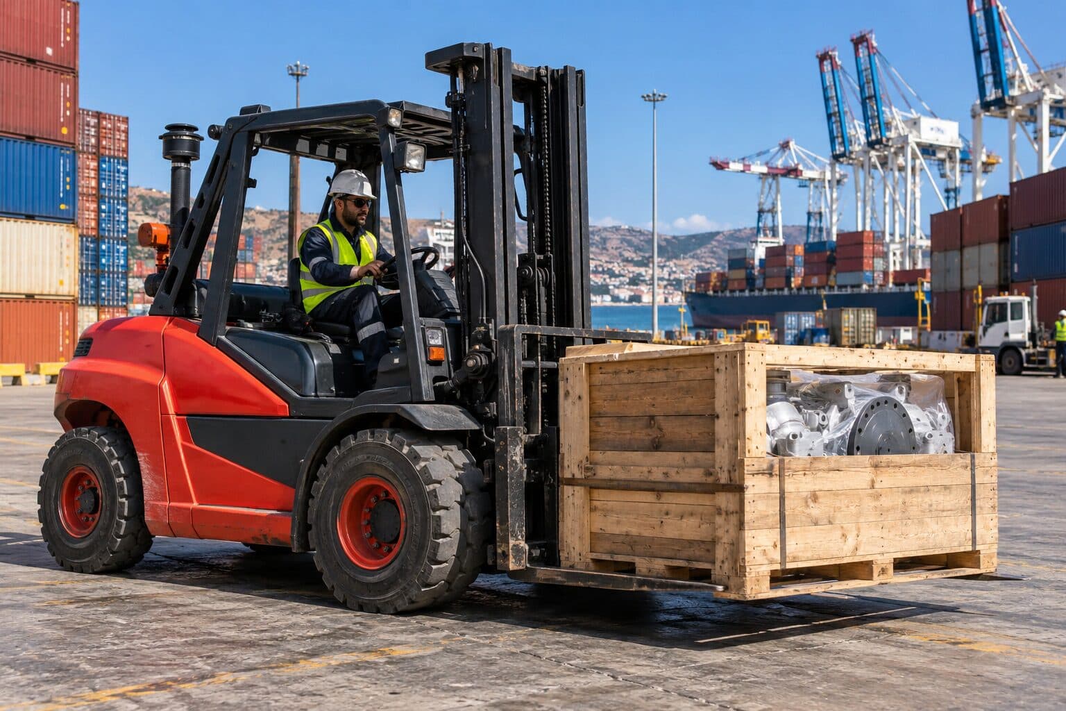 Chariot Élévateur Linde H50 (5 tonnes) en location et à vendre au Maroc – BLUEBLOCK